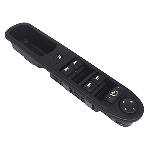 KASturbo Interruptor Elevalunas para Peugeot 307, Botonera Mando Elevalunas para 307 SW CC 6554.KT