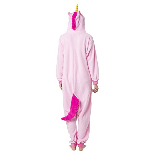 Katara- Pijama (10+ Modelos) Disfraz Animales Cosplay Adultos, Color unicornio rosa, Talla 175-185cm (1744)