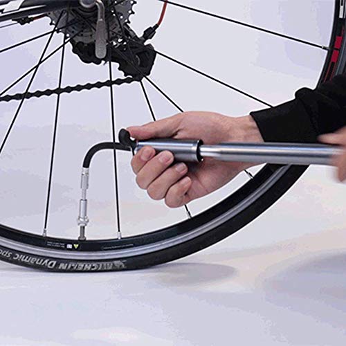 KDKDA Pro Bike Tool Bomba de Bicicleta Inflación precisa Mini Bicicleta Neumática Bomba for Road Mountain y BMX Bikes High Pressure 160 PSI Incluye Kit de Montaje