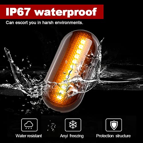 KDZNPA 2 uds LED Ahumado Marcador Lateral de Coche luz de señal de Giro luz Intermitente para Nissan Qashqai Navara Micra 350Z Note Pathfinder