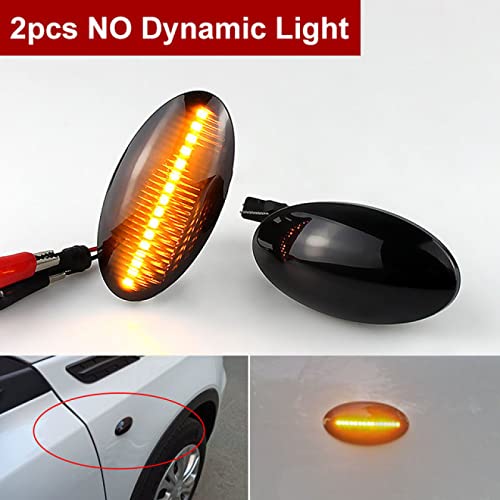 KDZNPA 2X LED de señal de Giro dinámica luz de posición Lateral para Suzuki Grand Vitara Vtarai Jimny Swift SX4 para Opel Vauxhall Agila Mk2 para Fiat Sedici