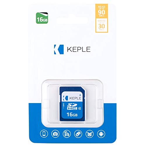 Keple 16GB Tarjeta de Memoria SD Card| SD Memory Card Compatible con MSI GS63 7RD Stealth -091UK / GS65 Stealth Thin 8RE / GE73 Raider 8RF / GL63 8RC / GV62 8RD Laptop | 16 GB UHS-1 U1 Class 10 SDHC