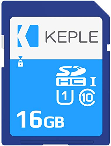 Keple 16GB Tarjeta de Memoria SD Card| SD Memory Card Compatible con MSI GS63 7RD Stealth -091UK / GS65 Stealth Thin 8RE / GE73 Raider 8RF / GL63 8RC / GV62 8RD Laptop | 16 GB UHS-1 U1 Class 10 SDHC