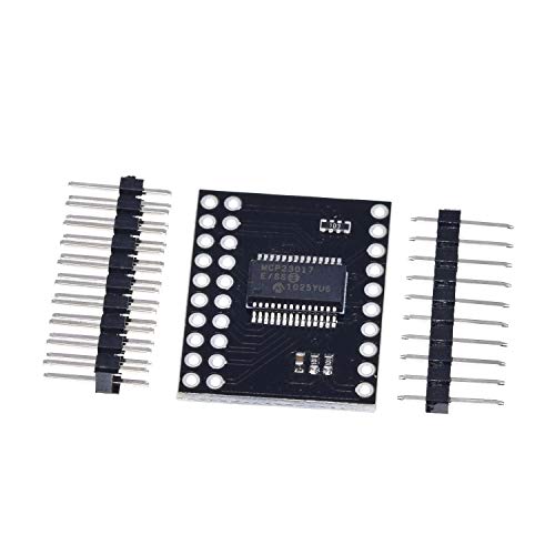 KEPUSHIYE Componentes electrónicos Módulo de Interfaz de Serie MCP23017 módulo de Interfaz I2C SPI CII MCP23S17 bidireccional 16-bit I/O Expander Pernos 10Mhz de Serie