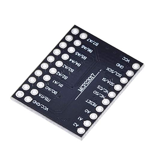 KEPUSHIYE Componentes electrónicos Módulo de Interfaz de Serie MCP23017 módulo de Interfaz I2C SPI CII MCP23S17 bidireccional 16-bit I/O Expander Pernos 10Mhz de Serie
