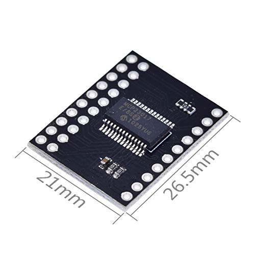 KEPUSHIYE Componentes electrónicos Módulo de Interfaz de Serie MCP23017 módulo de Interfaz I2C SPI CII MCP23S17 bidireccional 16-bit I/O Expander Pernos 10Mhz de Serie