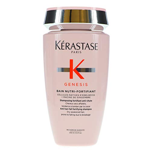 Kerastase Genesis Nutri Fortifiant Bain/champú, Gris Dorado, Otros, 250 Mililitro