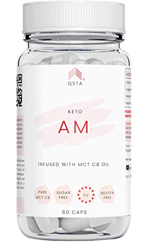 Keto Plus Actives (AM - 60 CAPS) - Keto Rapido DIA, Funciona Sin Deporte, Keto Light o Low-Carb, Sin Aditivos, 100% Natural + Ebook Recetas + Servicio de Personalización