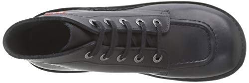 Kickers Kick Col, Botas Slouch para Niñas, Negro (Noir Vernis Perm 83), 38 EU
