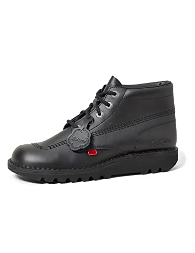 Kickers Kick Hi, Botas Clasicas Hombre, Negro (Black/Black Blk/Blk), 39 EU