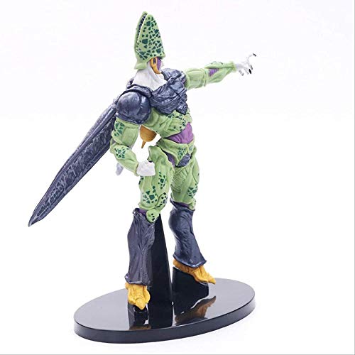 KIJIGHG Dragon Ball Z Cell Ultimate Soldiers Awakening Vs Goku Ver. DBZ Cell Goku Fighter PVC Figura de Anime Figuras de acción Modelo de Personaje de Anime 18Cm