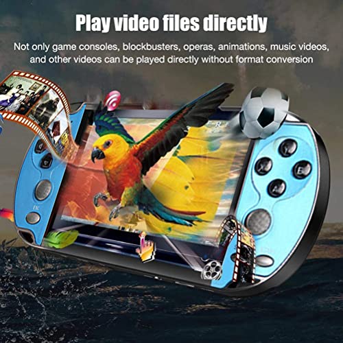 Kikumi 4.3 "Dual Joystick Handheld Game Console HD Pantalla 8G Portátil Retro PSP Consola de juegos precargada 10000 Juegos Gratis Clásicos