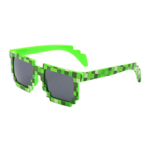 kilofly 3 gafas de sol de 8 bits Pixel UV Protect Gamer para adultos y niños