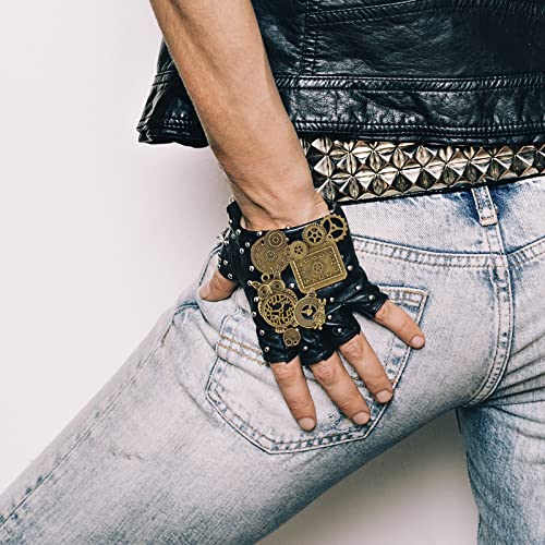 KIMI-HOSI 40pcs Steampunk Engranajes Relojes Surtidos Metal Cogs Colgante Manualidades de Bricolaje para Sombreros Pulseras Decoración de Ropa - Bronce