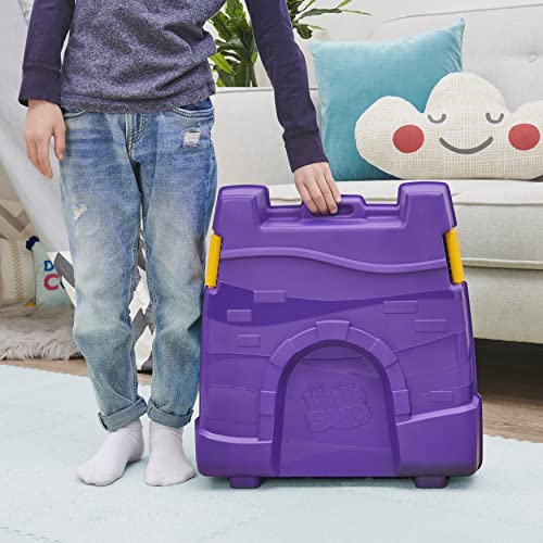 Kinetic Sand Super Sandbox Set con 4,5 kg de Arena cinética, Caja de Arena portátil con 10 moldes y Herramientas, Juego de Juguetes sensoriales para niños de 3 años en adelante