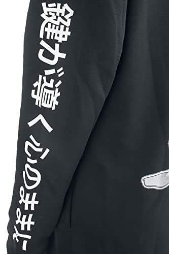 KINGDOM HEARTS Group Mujer Vestidos de Longitud Media Negro S, 60% algodón, 40% poliéster,