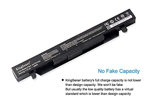 KingSener A41N1424 Batería para portátil Asus (ROG) GL552VW DH71 DH74 GL552JX GL552 GL552V GL552VX GL552J GL552JW 48Wh