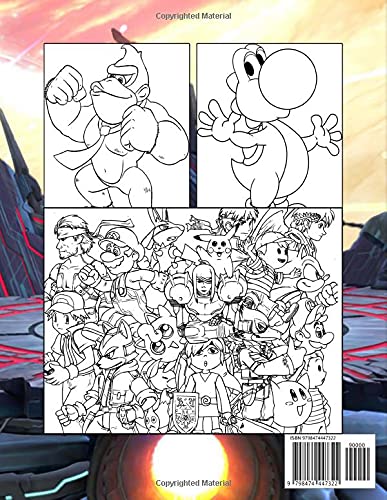 Kingston Cole! - Smash Brothers Coloring Book: Creative Gift For Fans With High-Quality Character Designs For Unleashing Artistic Abilities, Relaxation And Relieving Stress