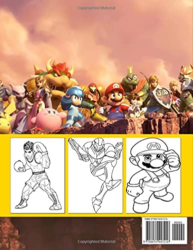 Kingston Cole! - Smash Brothers Coloring Book: Creative Gift For Fans With High-Quality Character Designs For Unleashing Artistic Abilities, Relaxation And Relieving Stress