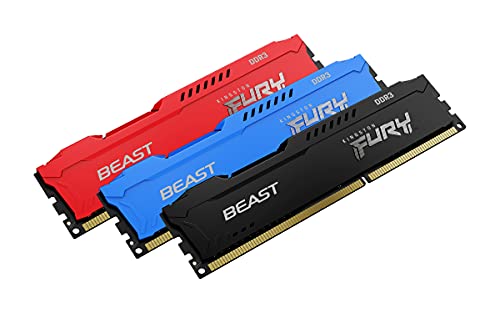 Kingston FURY Beast Negro 8GB (2x4GB) 1866MHz DDR3 CL10 Memoria para Ordenadores de sobremesa Kit de 2 KF318C10BBK2/8