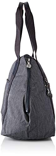 Kipling ART M Bolsa de tela y playa, 58 cm, 26 litros, Azul (Active Denim)
