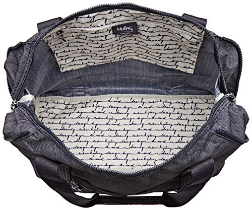 Kipling ART M Bolsa de tela y playa, 58 cm, 26 litros, Azul (Active Denim)