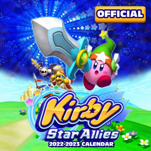 Kirby Star Allies: OFFICIAL 2022 Calendar - Video Game calendar 2022 - 18 monthly 2022-2023 Calendar - Planner Gifts for boys girls kids and all Fans BIG SIZE