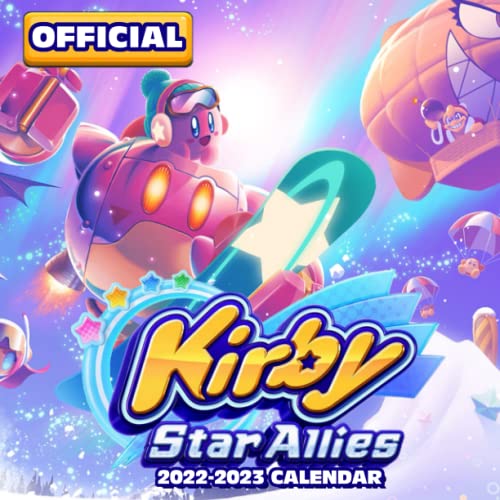 Kirby Star Allies: OFFICIAL 2022 Calendar - Video Game calendar 2022 - 18 monthly 2022-2023 Calendar - Planner Gifts for boys girls kids and all Fans BIG SIZE