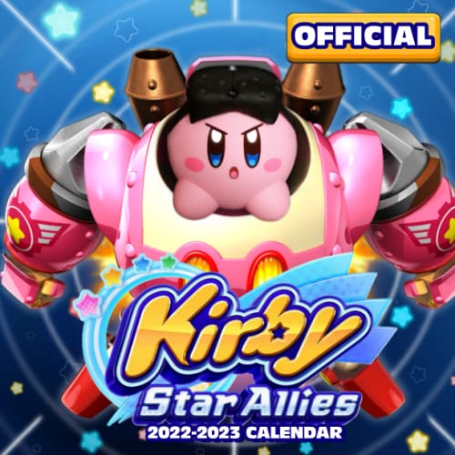 Kirby Star Allies: OFFICIAL 2022 Calendar - Video Game calendar 2022 - 18 monthly 2022-2023 Calendar - Planner Gifts for boys girls kids and all Fans BIG SIZE