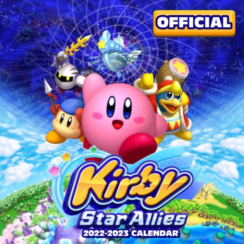 Kirby Star Allies: OFFICIAL 2022 Calendar - Video Game calendar 2022 - 18 monthly 2022-2023 Calendar - Planner Gifts for boys girls kids and all Fans BIG SIZE