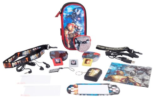 Kit 16 Acc. Avengers-Iron Man 3 PSP-Psv [Importación Italiana]