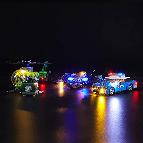 Kit de iluminación LED para Batman Batwing y The Riddler Heist, compatible con el modelo de bloques de construcción Lego 76120, no incluye el juego Lego