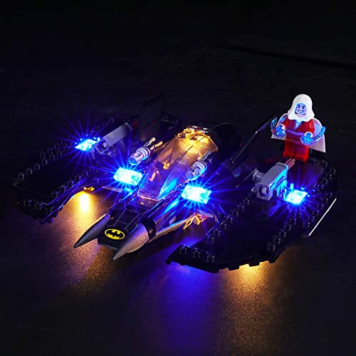 Kit de iluminación LED para Batman Batwing y The Riddler Heist, compatible con el modelo de bloques de construcción Lego 76120, no incluye el juego Lego
