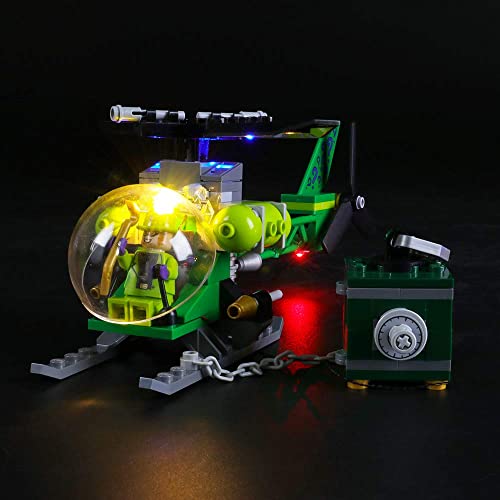 Kit de iluminación LED para Batman Batwing y The Riddler Heist, compatible con el modelo de bloques de construcción Lego 76120, no incluye el juego Lego