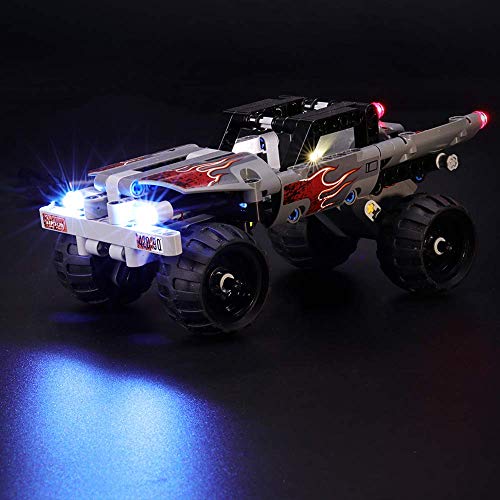 Kit de iluminación LED para camión Getaway - Compatible con el modelo de bloques de construcción Lego 42090 - No incluye el juego Lego