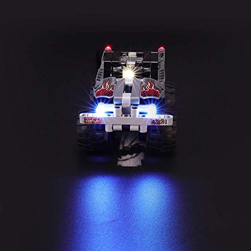 Kit de iluminación LED para camión Getaway - Compatible con el modelo de bloques de construcción Lego 42090 - No incluye el juego Lego