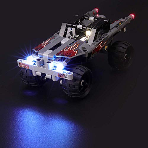 Kit de iluminación LED para camión Getaway - Compatible con el modelo de bloques de construcción Lego 42090 - No incluye el juego Lego