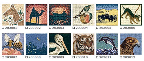 kit de mosaico, 15x15cm, Agila