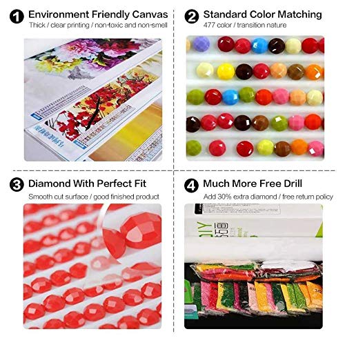 Kit de pintura de diamante 5D por número, Harley Quinn el Joker Dobad Guy Full Drill bordado punto de cruz, suministros para arte y manualidades, decoración de pared 30 x 40 cm