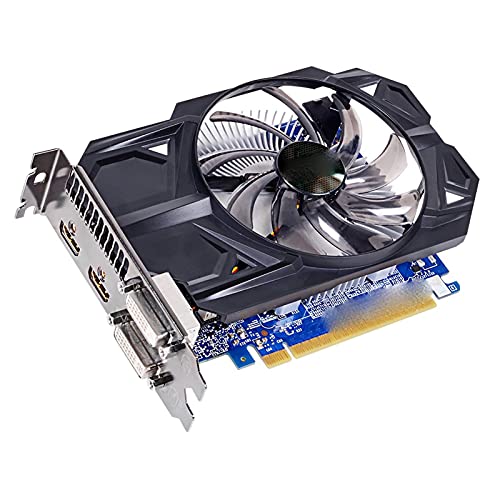 kitbooly Tarjeta de Video Apta para Tarjetas gráficas fit for GIGABYTE GTX 750Ti 2GB D5 128Bit GDDR5 GTX750TI GV-N75TD5-2GI Nvidia Geforce GTX750 Hdmi DviTarjeta Gráfica