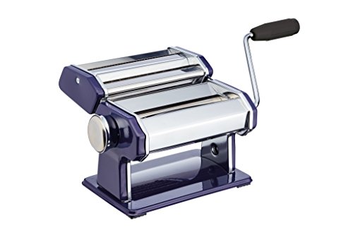 Kitchencraft World of Flavours máquina de pasta eléctrica de acero inoxidable – azul