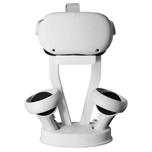 KLOVA Estación de Montaje de Gafas VR Soporte de Controlador de Pantalla para Gafas Accesorios de Almacenamiento Compatible con Oculus Quest 2 / PS VR Headsets VR Headset Soporte de Pared Oculus