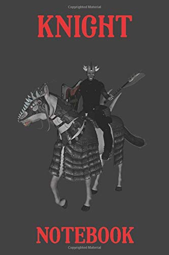 Knight Notebook - Barbarian - Dark - College Ruled