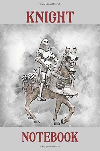 Knight Notebook - Horse - Light Gray - College Ruled