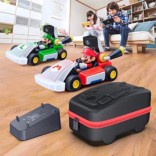 knowledgi Funda compatible con interruptor Mario Kart Live, protección funda portátil de viaje funda cámara funda protectora 4 en 1 accesorios Kit para Nintendo Switch