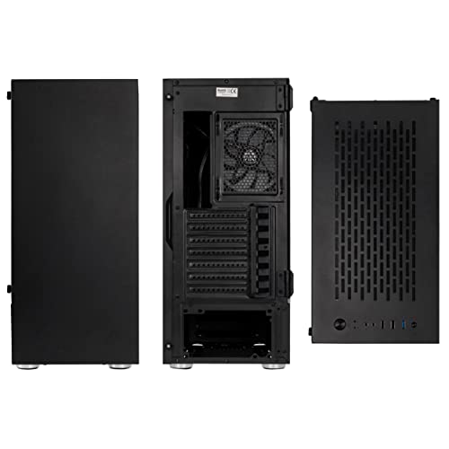 Kolink Bastion RGB Midi-Tower - Caja de PC con Ventana Lateral - Negro