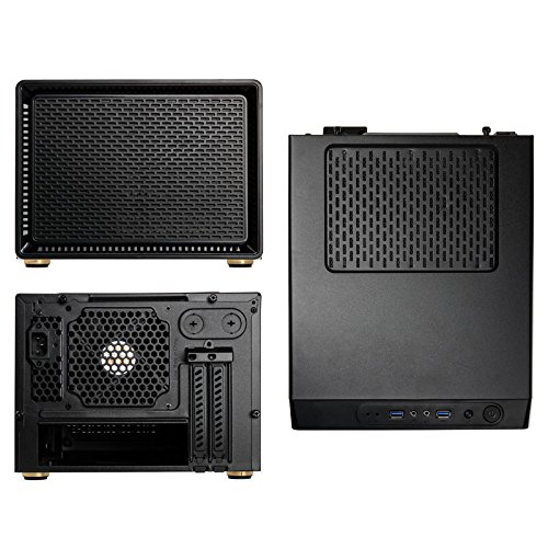 Kolink Satellite Mini Caja ITX/Micro ATX - Refrigeradores de CPU de hasta 165 mm de Altura - GPU de hasta 280 mm - Panel de E/S - Negro