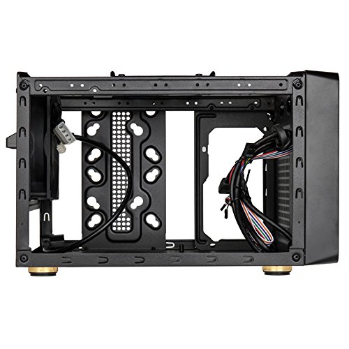 Kolink Satellite Mini Caja ITX/Micro ATX - Refrigeradores de CPU de hasta 165 mm de Altura - GPU de hasta 280 mm - Panel de E/S - Negro