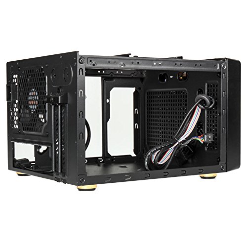 Kolink Satellite Mini Caja ITX/Micro ATX - Refrigeradores de CPU de hasta 165 mm de Altura - GPU de hasta 280 mm - Panel de E/S - Negro