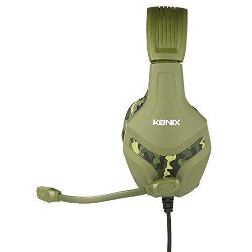 Konix - Auriculares Camuflaje para PS4